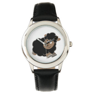 Cute Mischievous Cartoon Sheep Watch Horloge