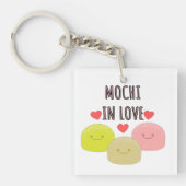 Cute Mochi Cartoon Tekeningen Sleutelhanger (voorkant)