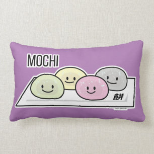 Cute Mochi ijs rijstaart Japanse groene thee Kussen