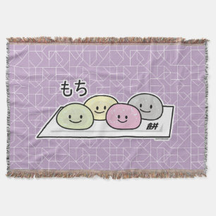Cute Mochi ijsrostaart Japanse groene thee Deken