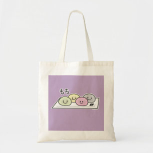 Cute Mochi ijsrostaart Japanse groene thee Tote Bag