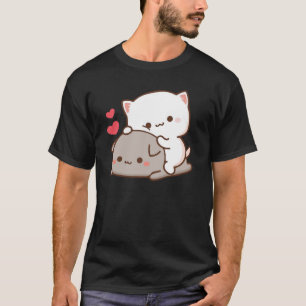 Cute Mochi Peach Cat T-shirt