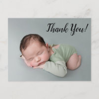 Cute Modern Baby Bedankt