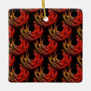 Cute Modern Boho Elegante Abstracte Kunstpatroon # Keramisch Ornament