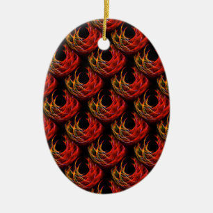 Cute Modern Boho Elegante Abstracte Kunstpatroon # Keramisch Ornament