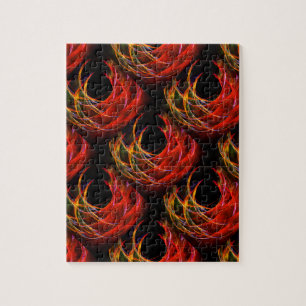 Cute Modern Boho Elegante Abstracte Kunstpatroon # Legpuzzel