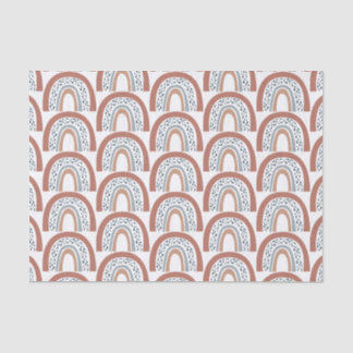 Cute Modern Boho Neutral Rainbow Tissuepapier