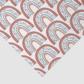 Cute Modern Boho Neutral Rainbow Tissuepapier (Detail)