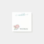 Cute Modern Chic Script Name Post-it® Notes (Voorkant)