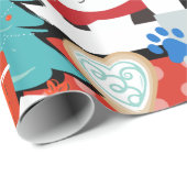 Cute Modern Dog kerstinpakken papier (Rol Hoek)