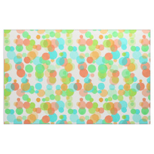 Cute Modern Funky Whimsical Summer Stippen Pattern Stof