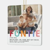 Cute Modern Funtie Tyopgraphy Keramisch Ornament (Links)