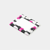 Cute Modern Kitty Cat Pattern Post-it® Notes (Schuin)