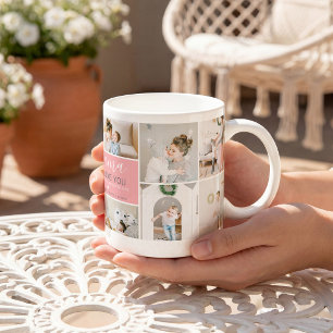 Cute Modern Mama Photo Collage Gift Koffiemok