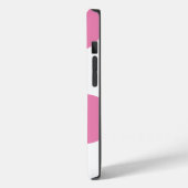 Cute Modern Name Large Pink Polka Dots Case-Mate iPhone Case (Achterkant / Links)