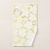 Cute Modern Retro Crème de marais (Serviette à main)