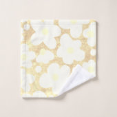 Cute Modern Retro Crème de marais (Gant de toilette)