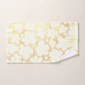 Cute Modern Retro Crème de marais (Serviette à main)