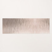 Cute modern Roze rood Glitter Drives monogram Yogamat (Achterkant (horizontaal))