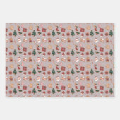 Cute Modern Scandi bauble Pattern Inpakpapier Vel (Voorkant 2)