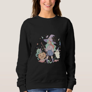 Cute Modern Witch Trui