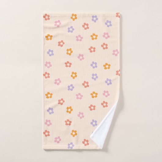 Cute moderne couleur Motif (Serviette à main)