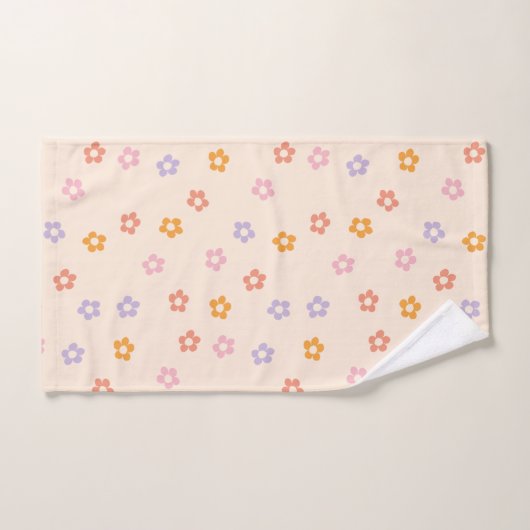 Cute moderne couleur Motif (Serviette à main)