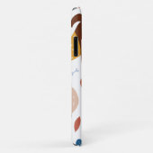 Cute moderne honden patroonhonden Case-Mate iPhone case (Achterkant/rechts)