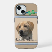 Cute moderne Jaune Lab Chien Art (Verso)
