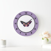 Cute Moderne Photography Butterfly Large Clock Grote Klok (Huis)