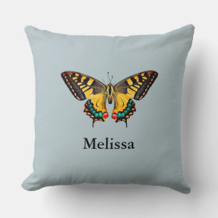Cute Moderne Photography Butterfly Voeg naam toe Kussen