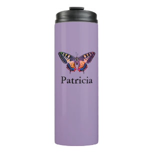 Cute Moderne Photography Butterfly Voeg naam toe Thermosbeker