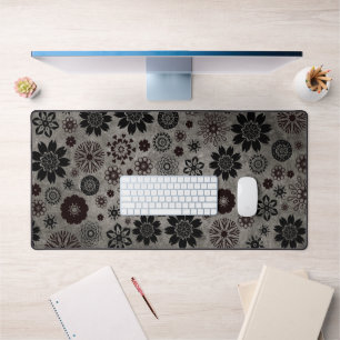 Cute Moderne tendance Fille Cool Motif Floral Gris