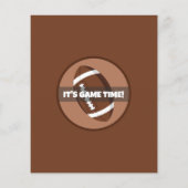 Cute moderne voetbal budget 1e verjaardagsuitnodig (Achterkant)