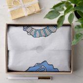 Cute moderne zeepaard- tekening Nautische kinderka Tissuepapier (Geschenk)