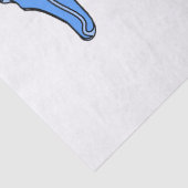 Cute moderne zeepaard- tekening Nautische kinderka Tissuepapier (Detail)