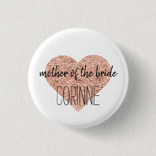 Cute Moeder van de Bride Button