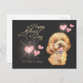 Cute Moederdag Briefkaart (Voorkant / Achterkant)