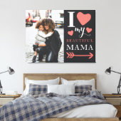 Cute Moederdag Canvas Afdruk (Insitu (Slaapkamer))