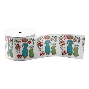 Cute Moederdag Floral Red Roses Crafts Grosgrain Lint