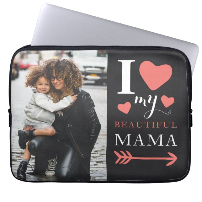 Cute Moederdag Laptop Sleeve (Voorkant)