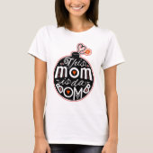 Cute Moederdag Ma da Bomb Modern Typografie T-shirt (Voorkant)