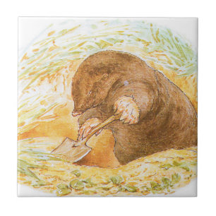 Cute Mole (Animal Art for Kids) (Beatrix Potter) Tegeltje