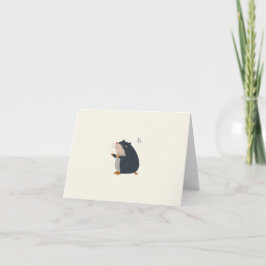 Cute Mole Greeting Card – Design for Any occasion Aankondiging