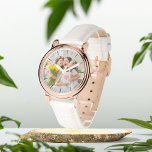 Cute Mom Ajouter votre photo eWatch Watch Watch<br><div class="desc">Cadeau pour elle,  pour mère fille</div>