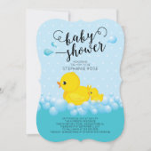 Cute Mom Duck & Baby shower Invitation (Devant)