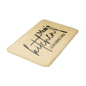 Cute Mom's kitchen word art Badmat (Gekanteld)