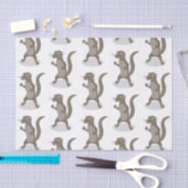 Cute mongoose cartoon illustratie tissuepapier (Craft)