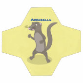 Cute mongoose cartoon illustratie voetbal (Enkel)