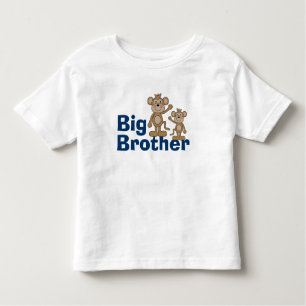 Cute Monkey Big Brother Kinder Shirts